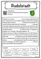 Vorschau - Unterrichtsreihen - Rudolstadt Lückentext mit Wortspeicher Hörverstehen und Suchsel - Seite 1