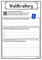 Vorschau - Unterrichtsreihen - Waldkraiburg Lückentext mit Wortspeicher Hörverstehen und Suchsel - Seite 3