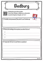 Vorschau - Unterrichtsreihen - Bedburg Lückentext mit Wortspeicher Hörverstehen und Suchsel - Seite 3
