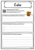 Vorschau - Unterrichtsreihen - Calw Lückentext mit Wortspeicher Hörverstehen und Suchsel - Seite 3