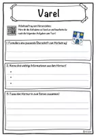 Vorschau - Unterrichtsreihen - Varel Lückentext mit Wortspeicher Hörverstehen und Suchsel - Seite 3