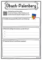 Vorschau - Unterrichtsreihen - Übach-Palenberg Lückentext mit Wortspeicher Hörverstehen und Suchsel - Seite 3