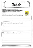 Vorschau - Unterrichtsreihen - Döbeln Lückentext mit Wortspeicher Hörverstehen und Suchsel - Seite 3