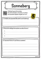 Vorschau - Unterrichtsreihen - Sonneberg Lückentext mit Wortspeicher Hörverstehen und Suchsel - Seite 3