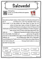 Vorschau - Unterrichtsreihen - Salzwedel Lückentext mit Wortspeicher Hörverstehen und Suchsel - Seite 1