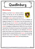 Vorschau - Unterrichtsreihen - Quedlinburg Lückentext mit Wortspeicher Hörverstehen und Suchsel - Seite 2