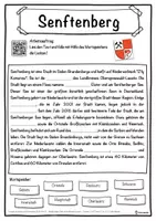 Vorschau - Unterrichtsreihen - Senftenberg Lückentext mit Wortspeicher Hörverstehen und Suchsel - Seite 1