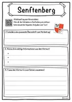 Vorschau - Unterrichtsreihen - Senftenberg Lückentext mit Wortspeicher Hörverstehen und Suchsel - Seite 3
