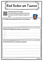 Vorschau - Unterrichtsreihen - Bad Soden am Taunus Lückentext mit Wortspeicher Hörverstehen und Suchsel - Seite 3