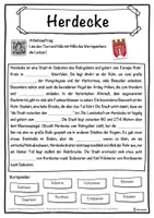 Vorschau - Unterrichtsreihen - Herdecke Lückentext mit Wortspeicher Hörverstehen und Suchsel - Seite 1