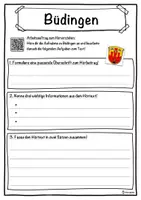 Vorschau - Unterrichtsreihen - Büdingen Lückentext mit Wortspeicher Hörverstehen und Suchsel - Seite 3