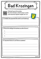 Vorschau - Unterrichtsreihen - Bad Krozingen Lückentext mit Wortspeicher Hörverstehen und Suchsel - Seite 3