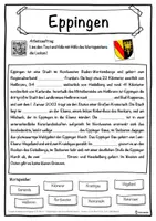 Vorschau - Unterrichtsreihen - Eppingen Lückentext mit Wortspeicher Hörverstehen und Suchsel - Seite 1