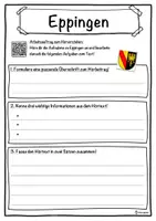 Vorschau - Unterrichtsreihen - Eppingen Lückentext mit Wortspeicher Hörverstehen und Suchsel - Seite 3