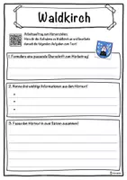 Vorschau - Unterrichtsreihen - Waldkirch Lückentext mit Wortspeicher Hörverstehen und Suchsel - Seite 3