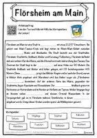 Vorschau - Unterrichtsreihen - Flörsheim am Main Lückentext mit Wortspeicher Hörverstehen und Suchsel - Seite 1