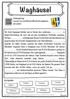 Vorschau - Unterrichtsreihen - Waghäusel Lückentext mit Wortspeicher Hörverstehen und Suchsel - Seite 1