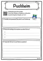 Vorschau - Unterrichtsreihen - Puchheim Lückentext mit Wortspeicher Hörverstehen und Suchsel - Seite 3