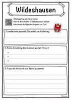 Vorschau - Unterrichtsreihen - Wildeshausen Lückentext mit Wortspeicher Hörverstehen und Suchsel - Seite 3