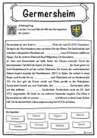Vorschau - Unterrichtsreihen - Germersheim Lückentext mit Wortspeicher Hörverstehen und Suchsel - Seite 1