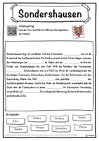 Vorschau - Unterrichtsreihen - Sondershausen Lückentext mit Wortspeicher Hörverstehen und Suchsel - Seite 1