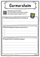 Vorschau - Unterrichtsreihen - Germersheim Lückentext mit Wortspeicher Hörverstehen und Suchsel - Seite 3