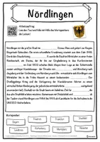 Vorschau - Unterrichtsreihen - Nördlingen Lückentext mit Wortspeicher Hörverstehen und Suchsel - Seite 1