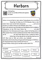 Vorschau - Unterrichtsreihen - Herborn Lückentext mit Wortspeicher Hörverstehen und Suchsel - Seite 1