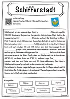 Vorschau - Unterrichtsreihen - Schifferstadt Lückentext mit Wortspeicher Hörverstehen und Suchsel - Seite 1