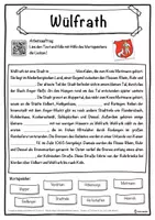 Vorschau - Unterrichtsreihen - Wülfrath Lückentext mit Wortspeicher Hörverstehen und Suchsel - Seite 1