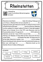 Vorschau - Unterrichtsreihen - Rheinstetten Lückentext mit Wortspeicher Hörverstehen und Suchsel - Seite 1