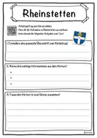 Vorschau - Unterrichtsreihen - Rheinstetten Lückentext mit Wortspeicher Hörverstehen und Suchsel - Seite 3