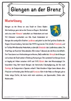 Vorschau - Unterrichtsreihen - Giengen an der Brenz Lückentext mit Wortspeicher Hörverstehen und Suchsel - Seite 2