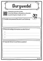Vorschau - Unterrichtsreihen - Burgwedel Lückentext mit Wortspeicher Hörverstehen und Suchsel - Seite 3