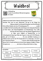 Vorschau - Unterrichtsreihen - Waldbröl Lückentext mit Wortspeicher Hörverstehen und Suchsel - Seite 1