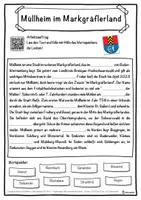 Vorschau - Unterrichtsreihen - Müllheim im Markgräflerland Lückentext mit Wortspeicher Hörverstehen und Suchsel - Seite 1