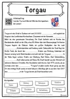 Vorschau - Unterrichtsreihen - Torgau Lückentext mit Wortspeicher Hörverstehen und Suchsel - Seite 1