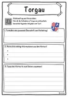 Vorschau - Unterrichtsreihen - Torgau Lückentext mit Wortspeicher Hörverstehen und Suchsel - Seite 3