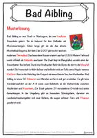 Vorschau - Unterrichtsreihen - Bad Aibling Lückentext mit Wortspeicher Hörverstehen und Suchsel - Seite 2