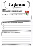 Vorschau - Unterrichtsreihen - Burghausen Lückentext mit Wortspeicher Hörverstehen und Suchsel - Seite 3