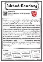 Vorschau - Unterrichtsreihen - Sulzbach-Rosenberg Lückentext mit Wortspeicher Hörverstehen und Suchsel - Seite 1