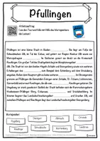 Vorschau - Unterrichtsreihen - Pfullingen Lückentext mit Wortspeicher Hörverstehen und Suchsel - Seite 1