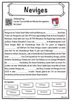 Vorschau - Unterrichtsreihen - Neviges Lückentext mit Wortspeicher Hörverstehen und Suchsel - Seite 1