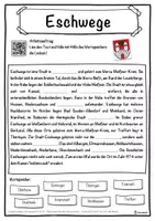 Vorschau - Unterrichtsreihen - Eschwege Lückentext mit Wortspeicher Hörverstehen und Suchsel - Seite 1
