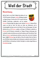 Vorschau - Unterrichtsreihen - Weil der Stadt Lückentext mit Wortspeicher Hörverstehen und Suchsel - Seite 2