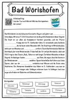 Vorschau - Unterrichtsreihen - Bad Wörishofen Lückentext mit Wortspeicher Hörverstehen und Suchsel - Seite 1