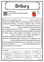 Vorschau - Unterrichtsreihen - Bitburg Lückentext mit Wortspeicher Hörverstehen und Suchsel - Seite 1
