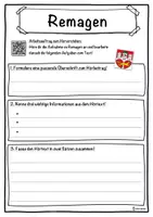Vorschau - Unterrichtsreihen - Remagen Lückentext mit Wortspeicher Hörverstehen und Suchsel - Seite 3