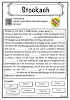 Vorschau - Unterrichtsreihen - Stockach Lückentext mit Wortspeicher Hörverstehen und Suchsel - Seite 1