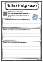 Vorschau - Unterrichtsreihen - Heilbad Heiligenstadt Lückentext mit Wortspeicher Hörverstehen und Suchsel - Seite 3